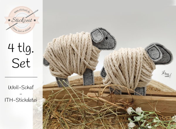 Woll-Schaf - ITH-Stickdatei